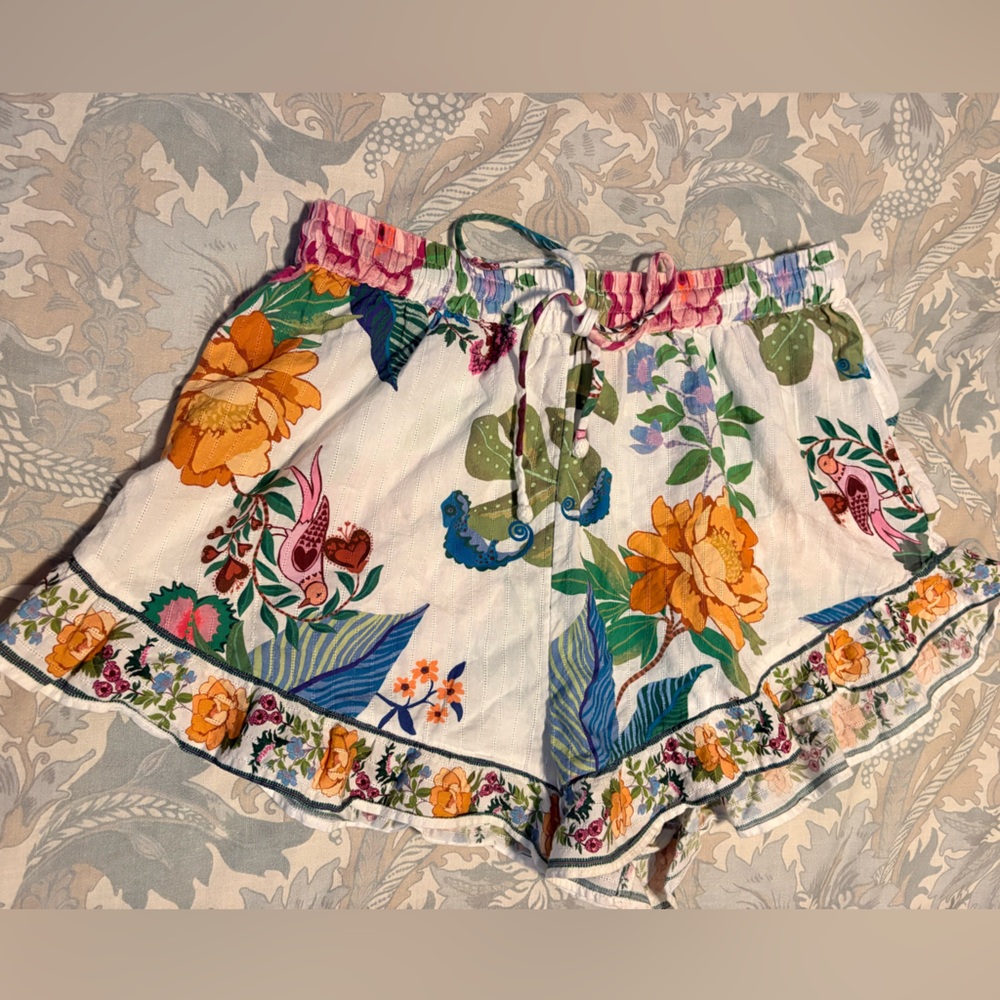Farm Rio Sweet Bloom pull on Shorts